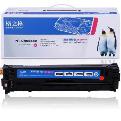格之格 CB543A硒鼓 NT-CN0543M適用惠普CP1215 CP1514 1518ni佳能MF8080CN 8040CN 紅色 計價單位：個